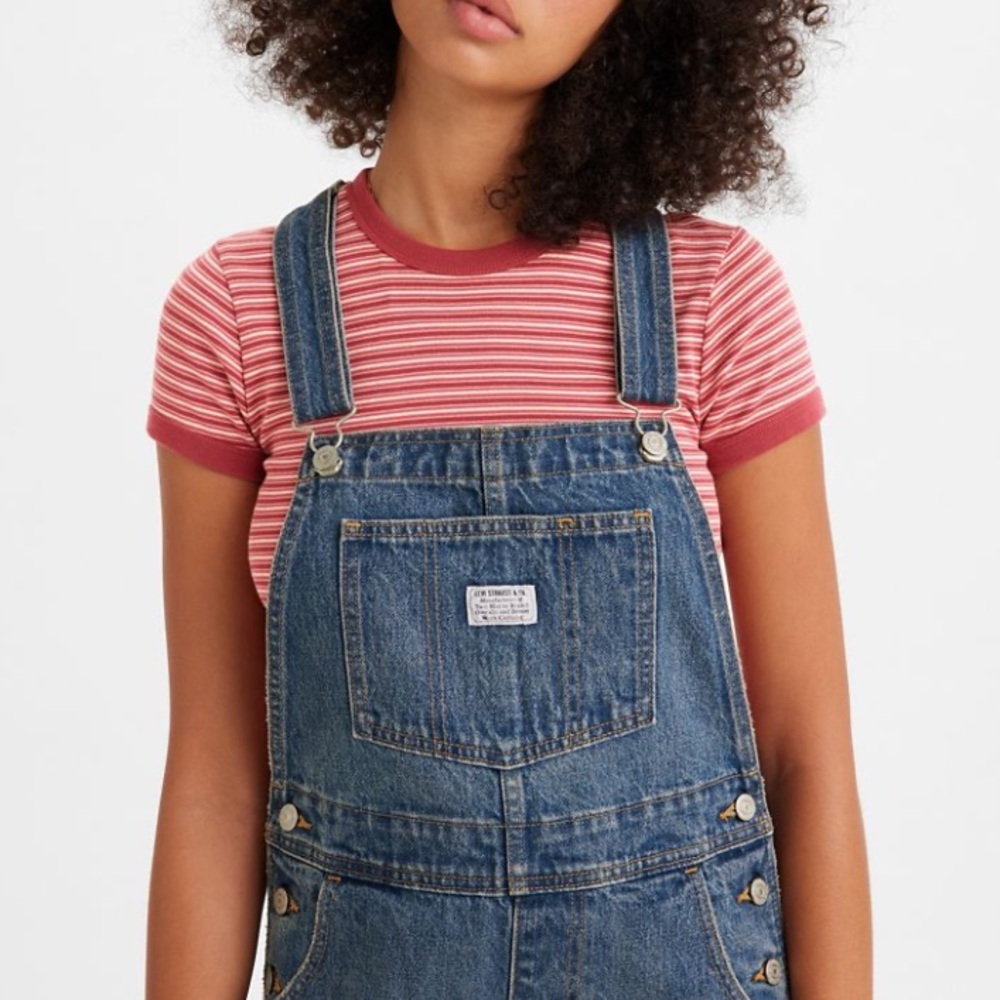 Levi’s Overalls in the wash, “Hopefully High”, size XS.